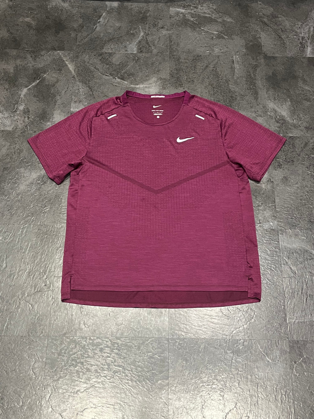 Plum Nike Men’s Dri Fit ADV Running T Shirt