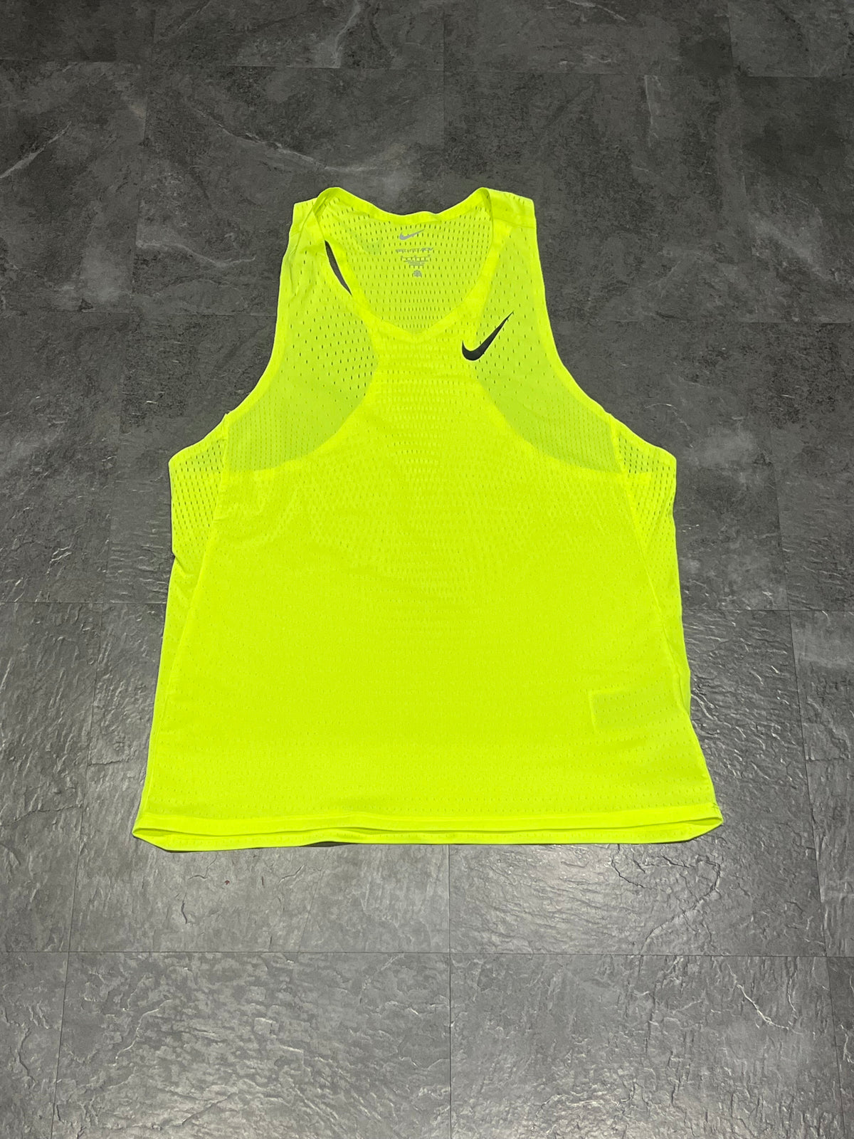 Volt Yellow Nike Men’s Dri Fit ADV Aeroswift Racing Singlet