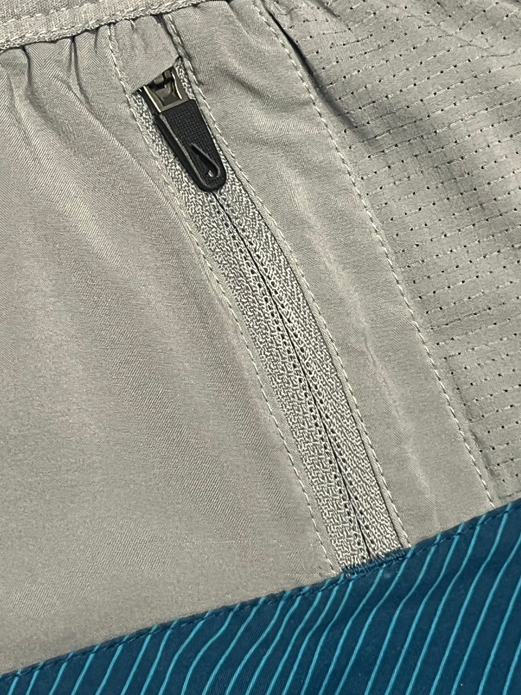 Blue Nike Men’s Dri Fit Trail 5” Brief Lined Running Shorts