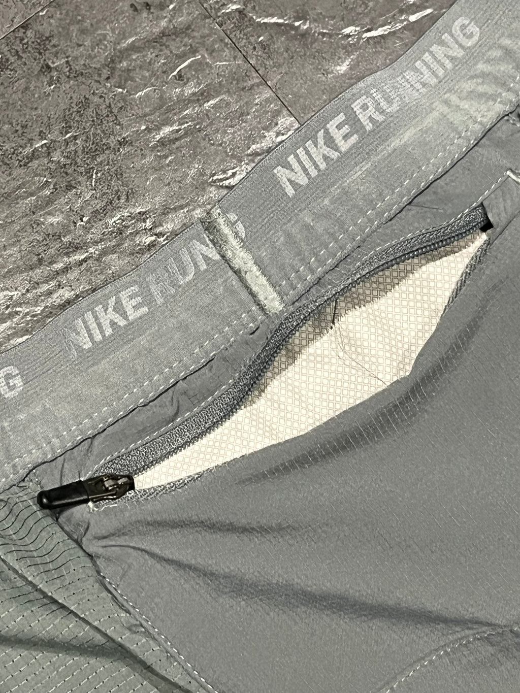 Grey/Black Nike Men’s Dri Fit Flex Stride 2IN1 7” Running Shorts