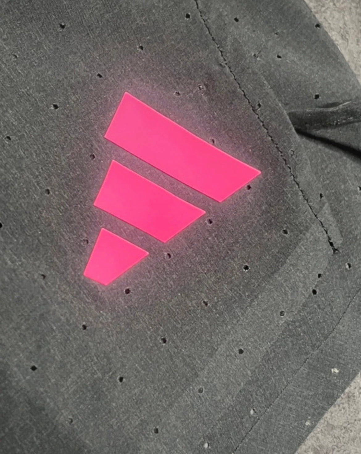 Black & Pink Adidas Adizero Mens 3” Racing Split Shorts