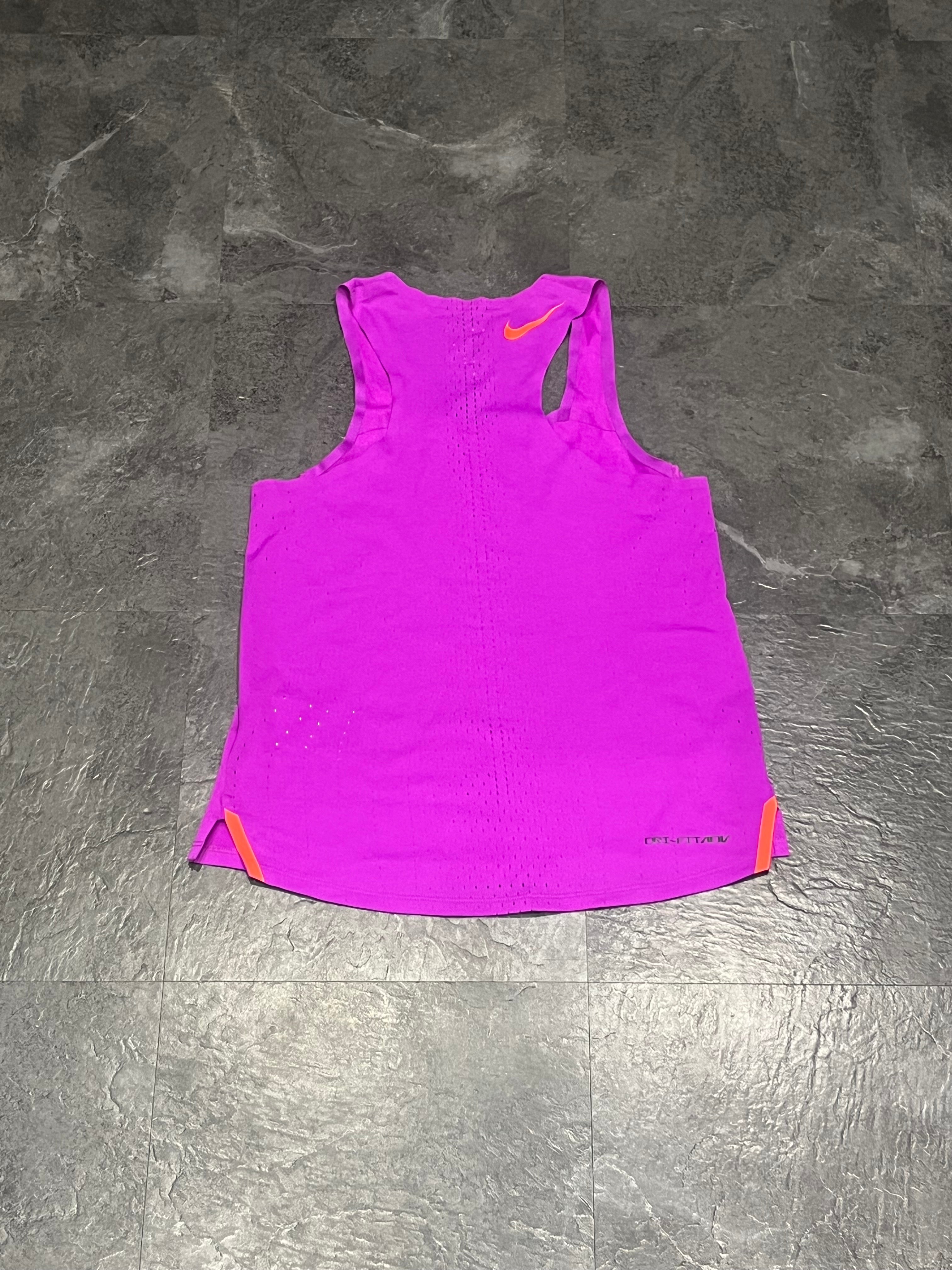 Purple Nike Women’s Dri Fit ADV Aeroswift Racing Singlet