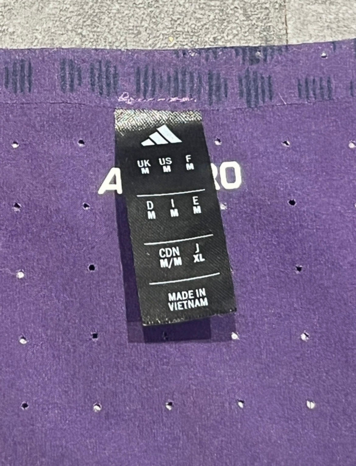 Plum Adidas Adizero Men’s Promo Racing Singlet