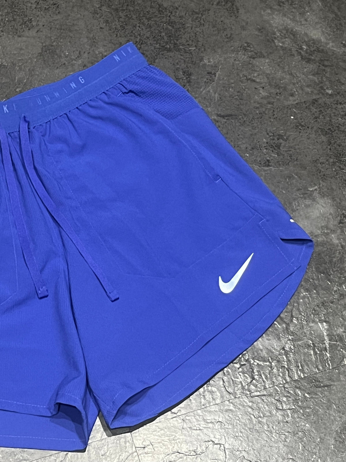 Blue Nike Men’s Dri Fit Stride 5” Brief Lined Running Shorts