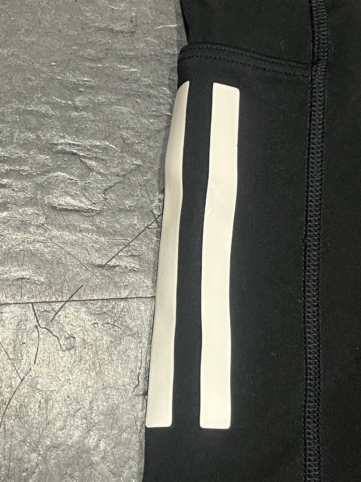 Black & White Adidas Men’s Aeroready “Own The Run” Racing 1/2 Tights