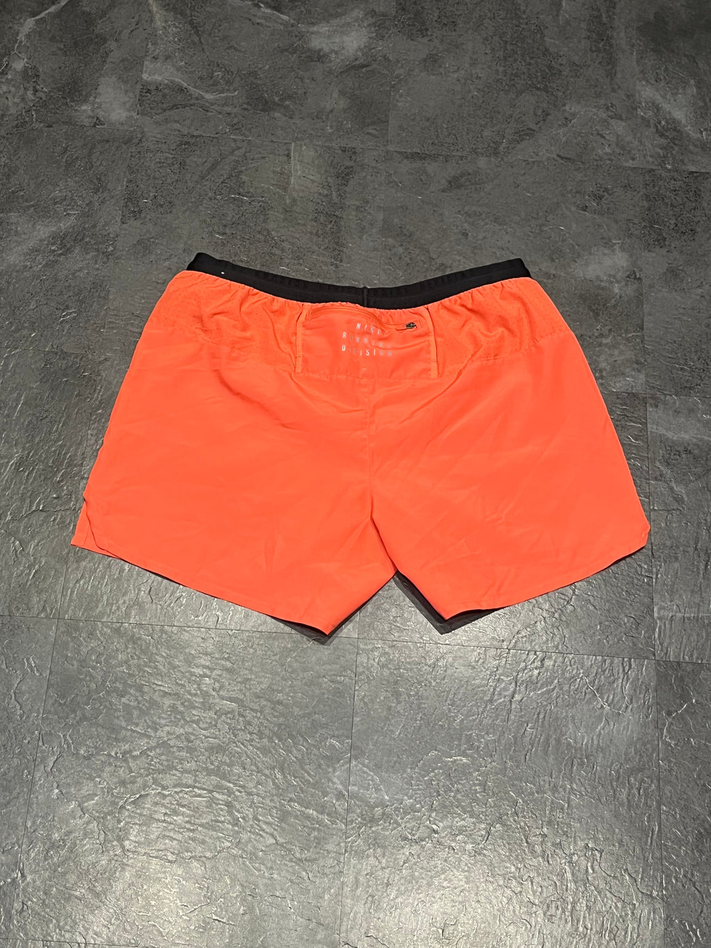 Orange Nike Men’s Dri Fit Running Division 5” Brief Lined Running Shorts