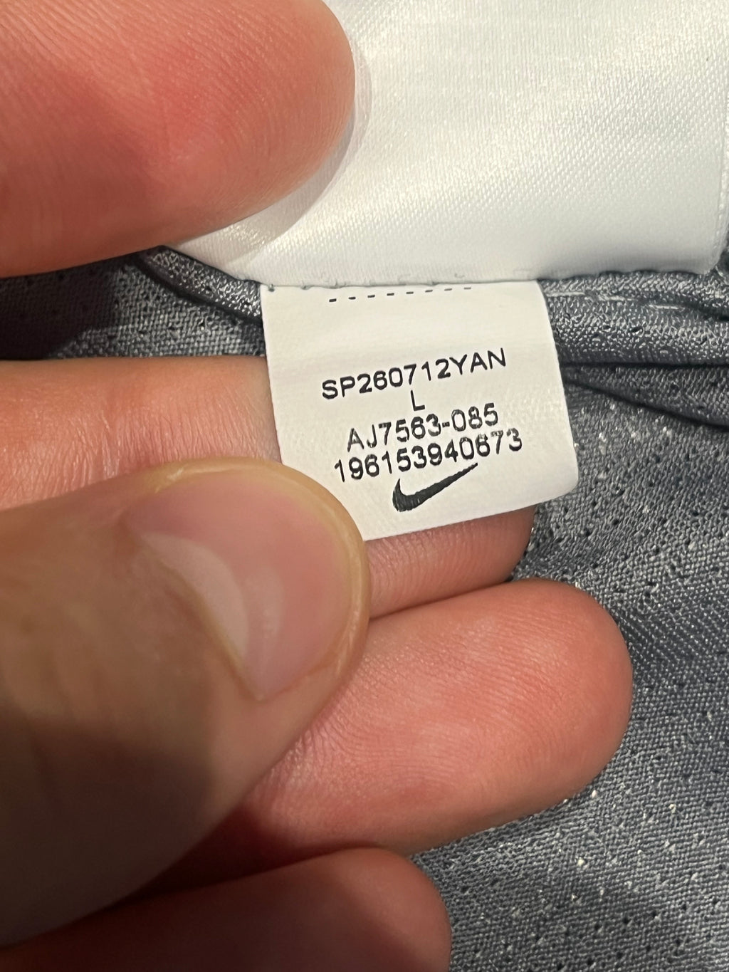 Grey Nike Men’s Dri Fit Miler Running Vest