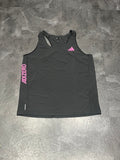 Black & Pink Adidas Adizero Mens Racing Singlet