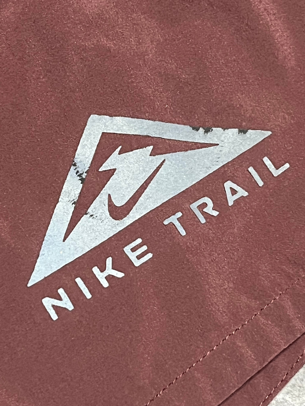 Taupe & Grey Nike Men’s Dri Fit Trail “ Second Sunrise” 5” Brief Lined Running Shorts
