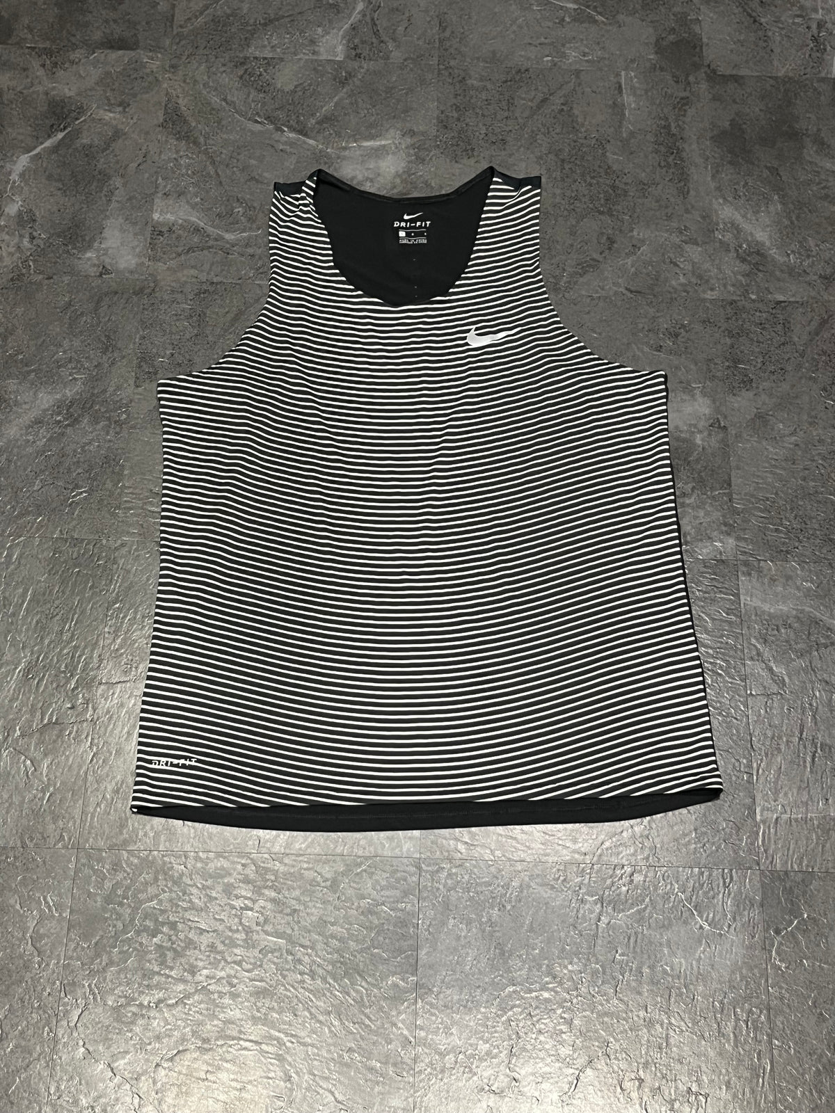 Grey/Black Nike Men’s Dri Fit Pro Elite Racing Singlet