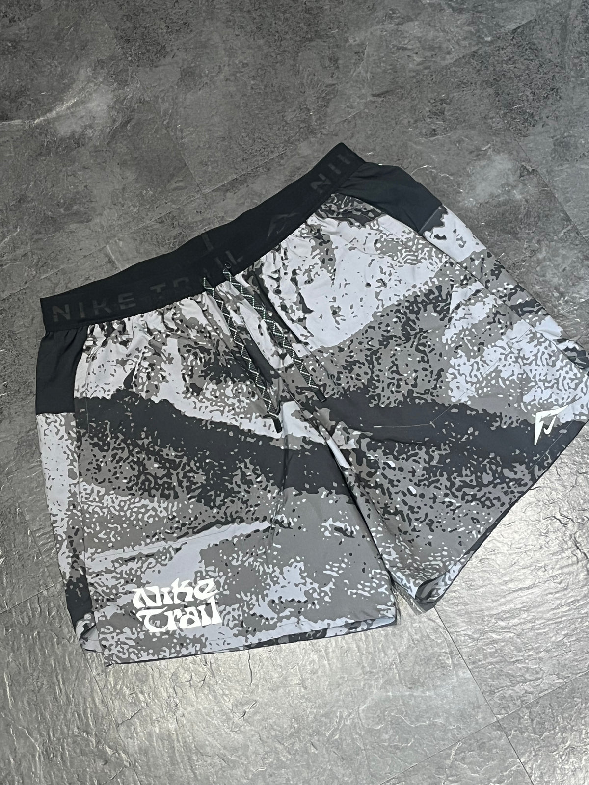 Iron Grey/Black Nike Men’s Dri Fit Trail 7” Brief Lined Running Shorts