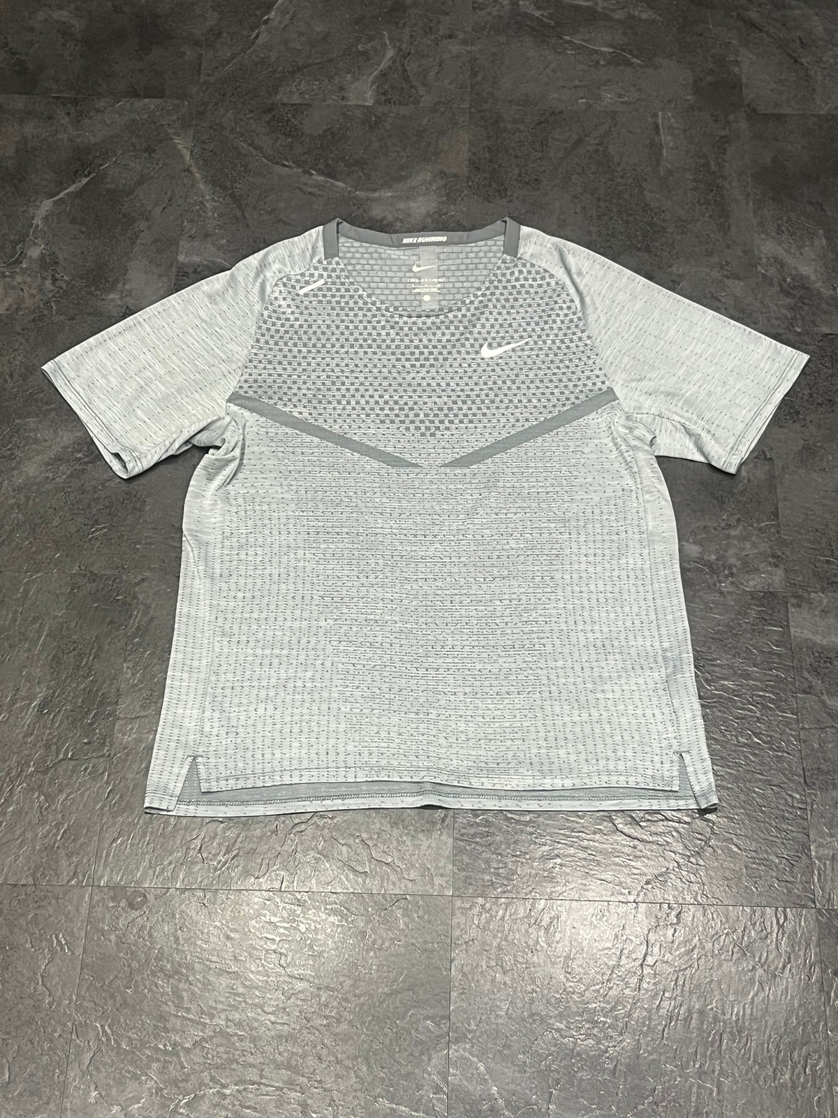 Grey Nike Men’s Dri Fit ADV Running T Shirt