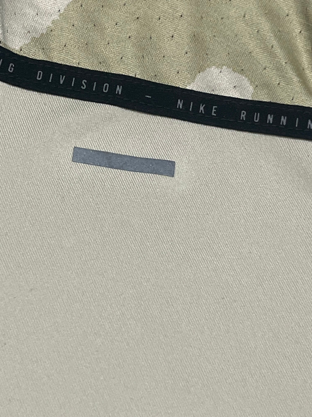 Beige Nike Men’s Dri Fit Rise 365 Running Division T Shirt