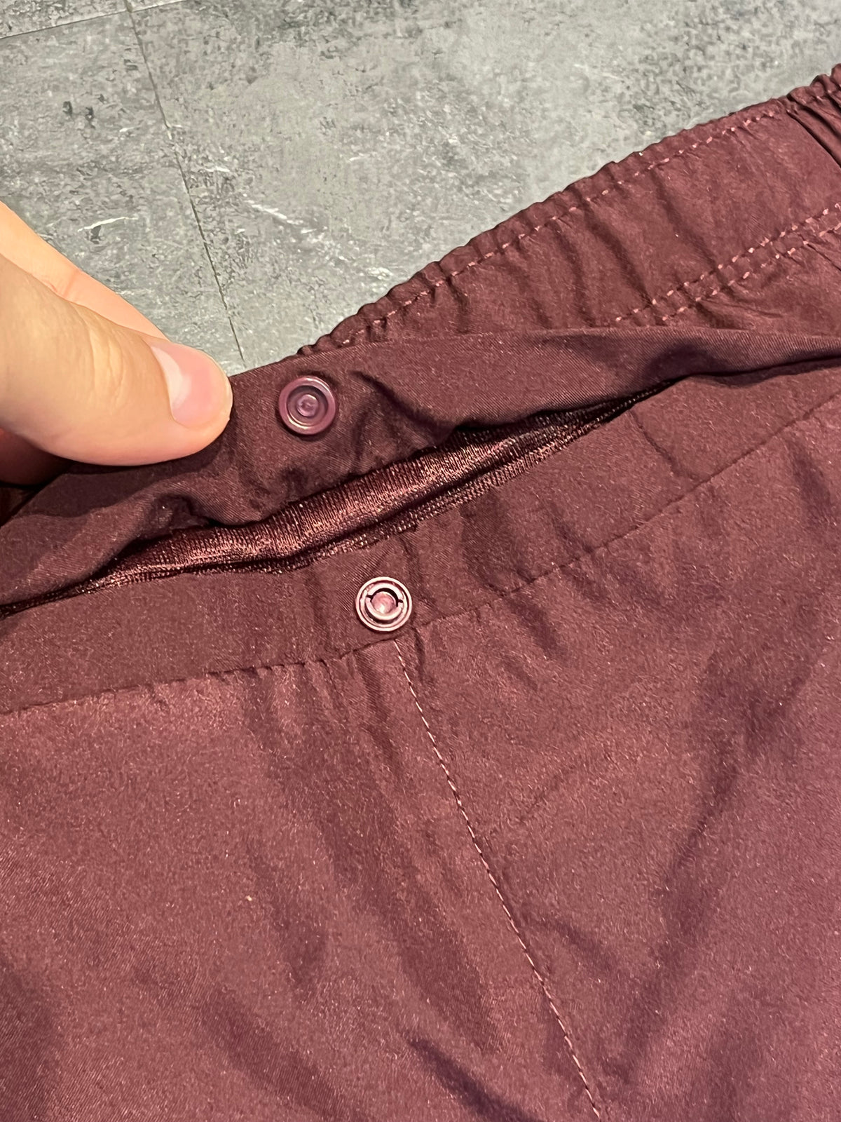 Burgundy / Dark Maroon Nike Men’s Dri Fit Running Division 5” Brief Lined Shorts