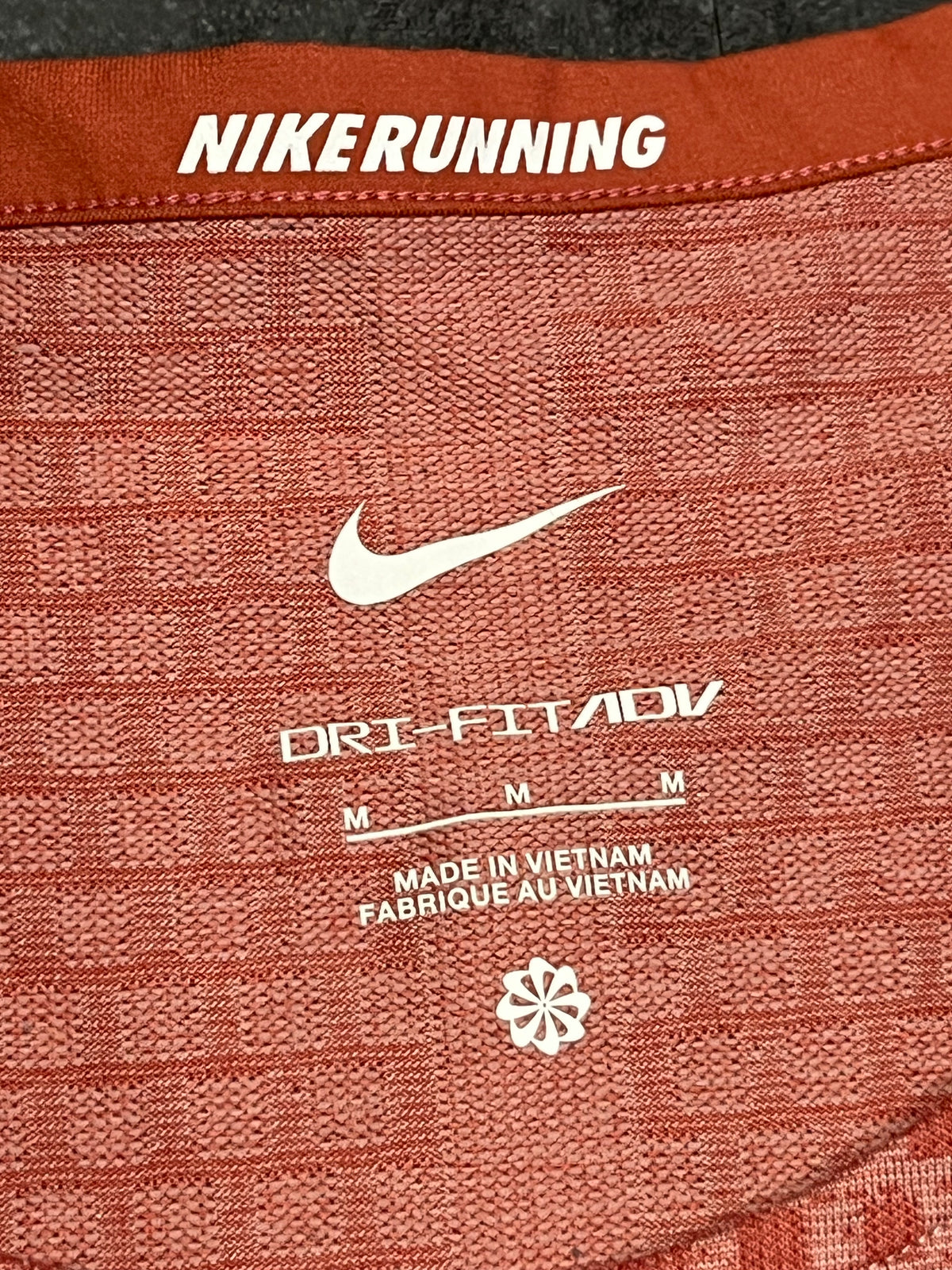 Orange / Salmon Pink Nike Men’s Dri Fit ADV Running T Shirt