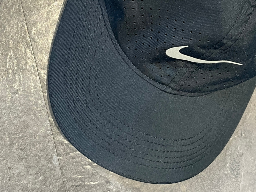 Black Nike Dri Fit Featherlight Running Cap - Unisex