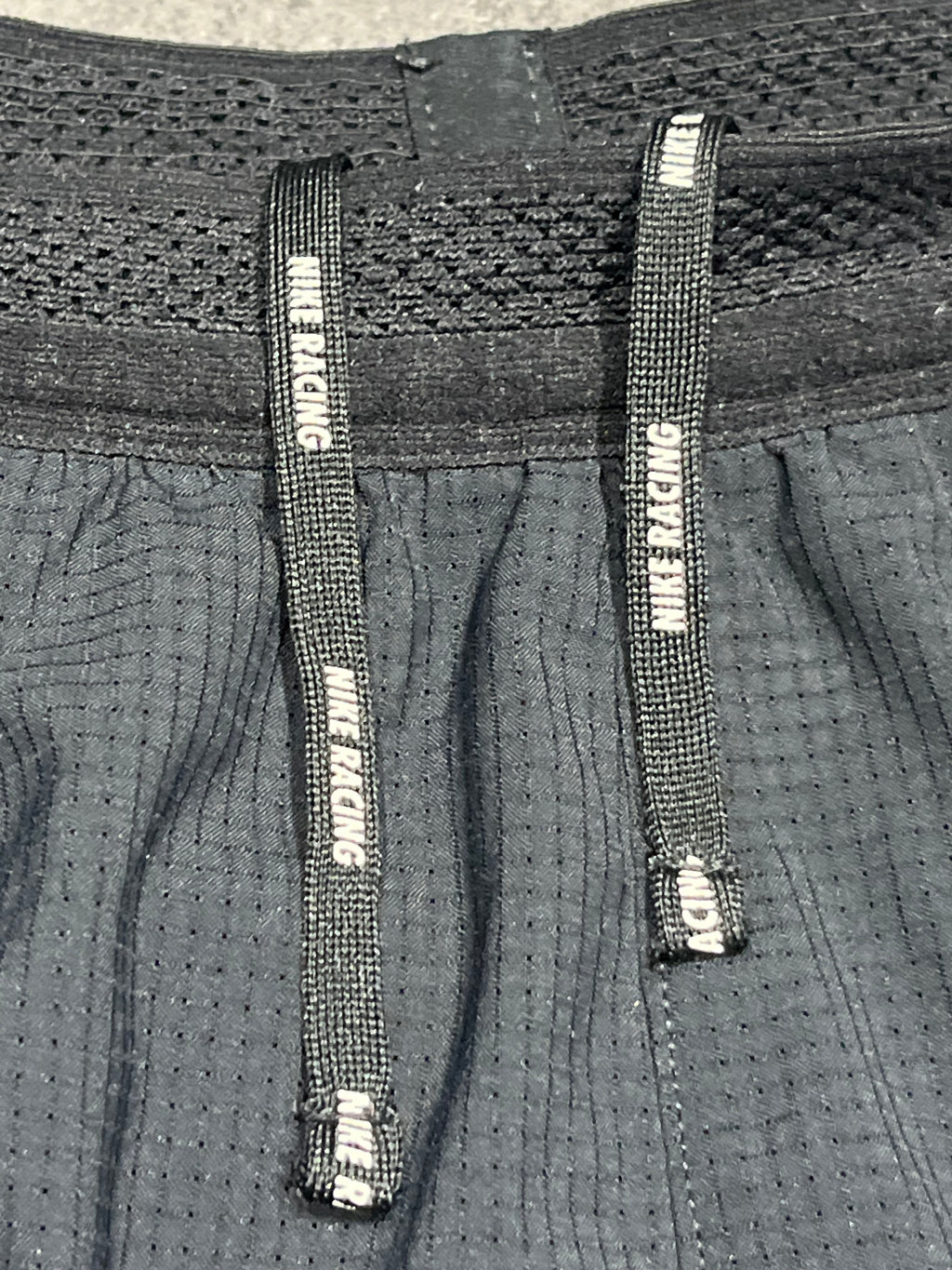 Black Nike Mens Dri Fit ADV Aeroswift 2”Racing Split Shorts