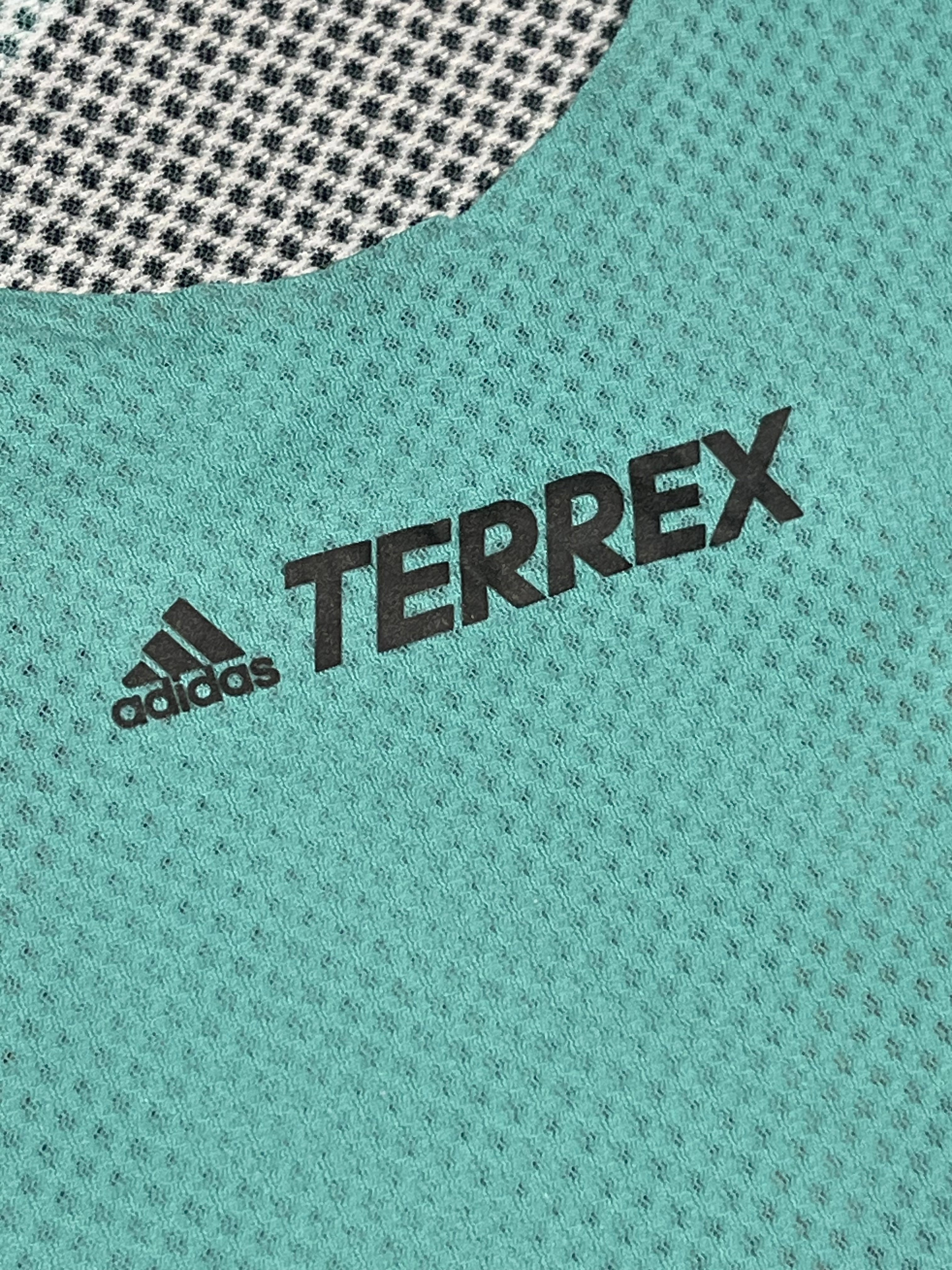 Turquoise Adidas Men’s Terrex Parley Agravic Racing Singlet