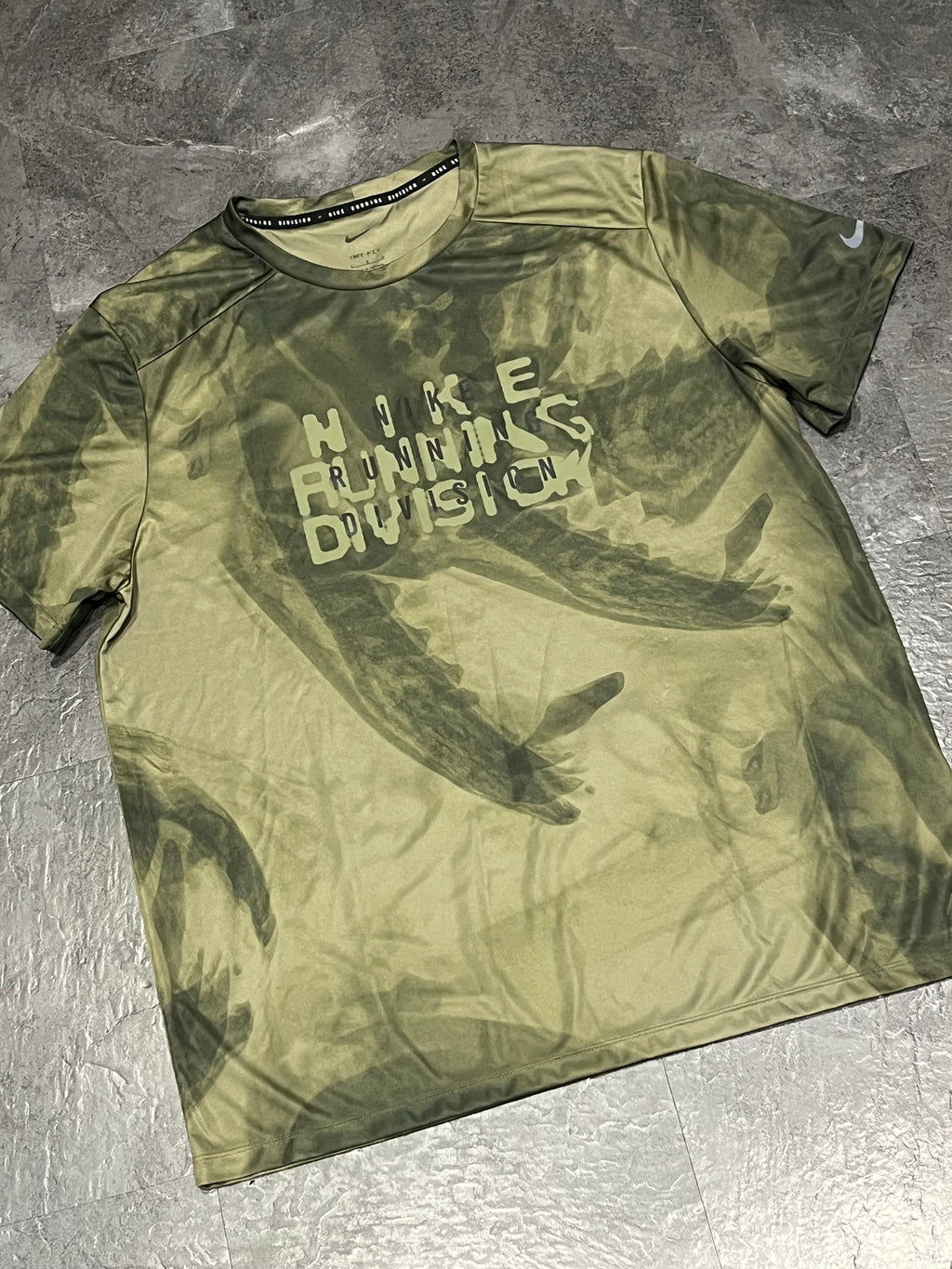 Green Nike Men’s Dri Fit Running Division T Shirt