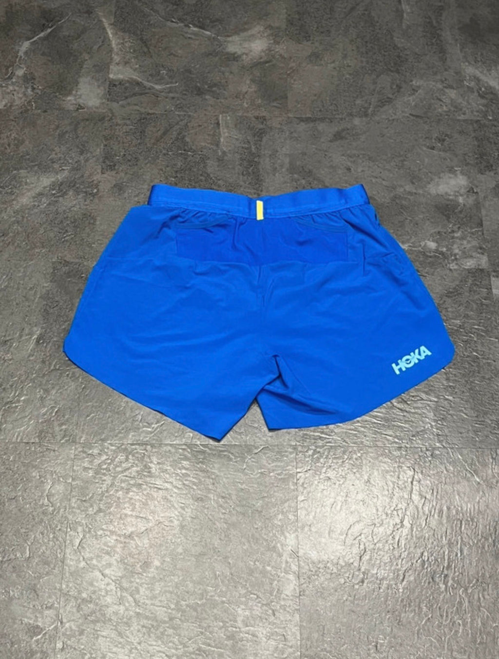 Blue HOKA Men’s Glide Raceday 5” Running Shorts