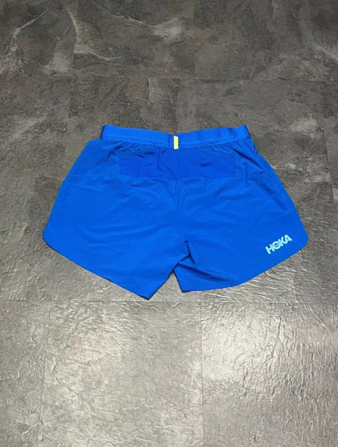 Blue HOKA Men’s Glide Raceday 5” Running Shorts
