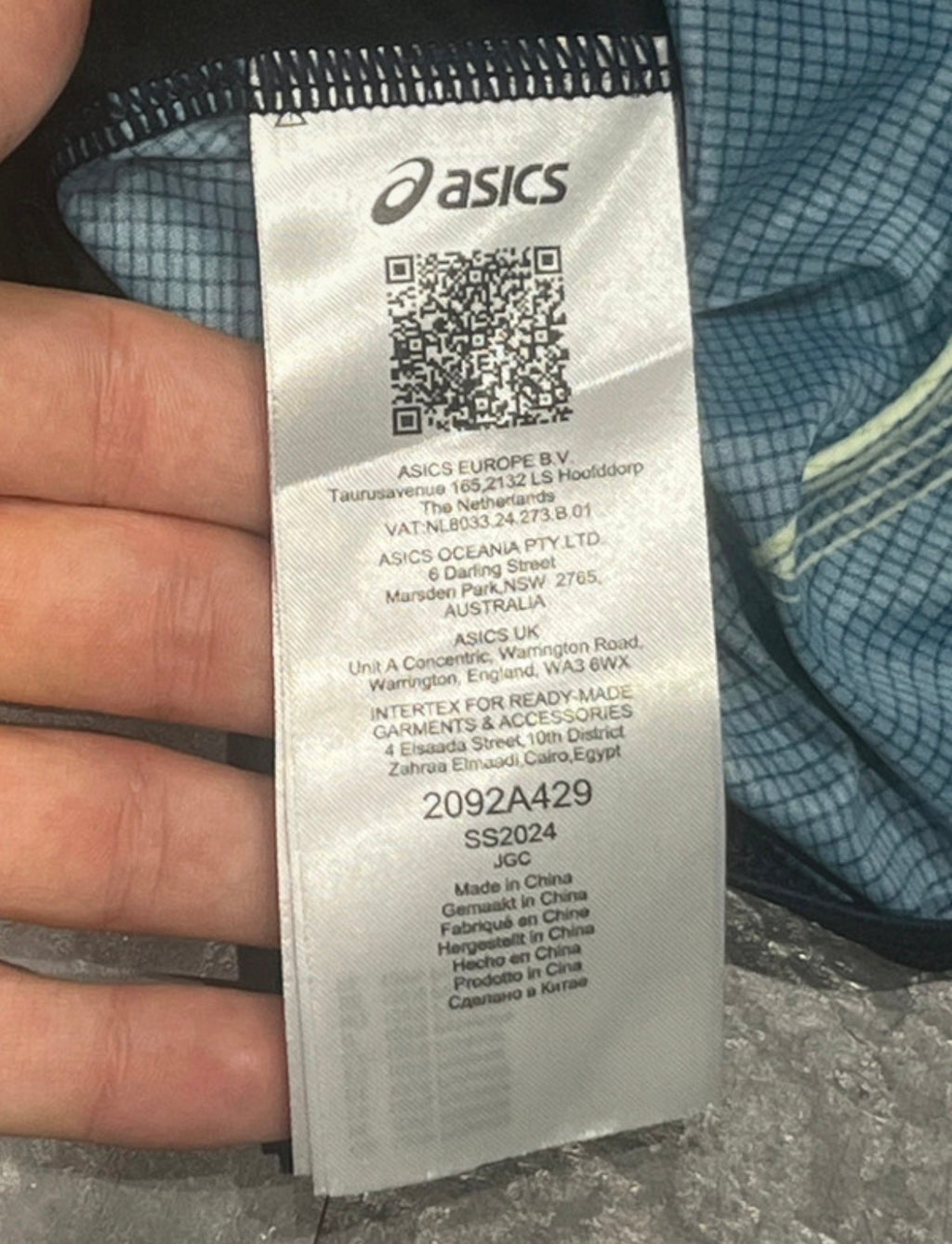 Geometric Asics Men’s Pro Elite Racing Singlet