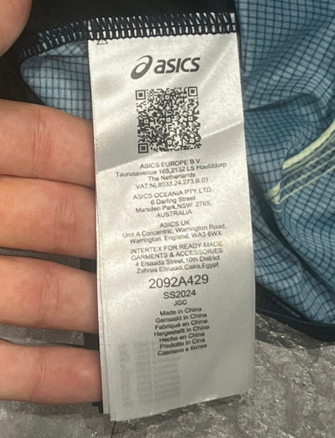 Geometric Asics Men’s Pro Elite Racing Singlet