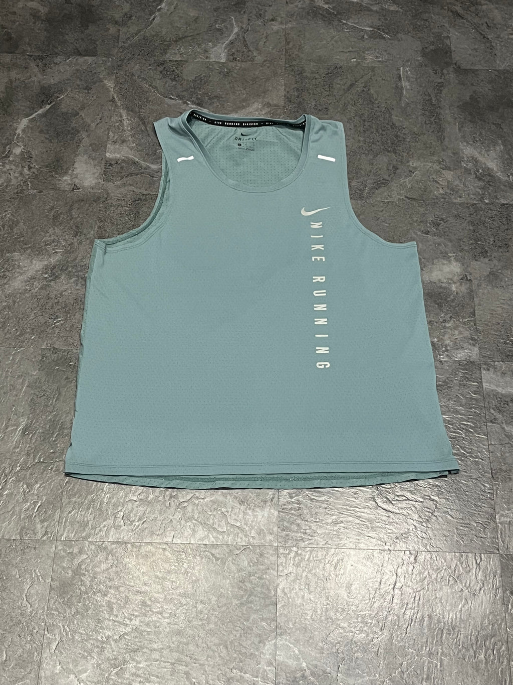Dark Teal Nike Men’s Dri Fit Running Division Singlet