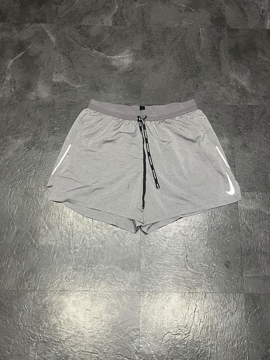 Grey Nike Men’s Dri Fit Flex Stride 5” Brief Lined Running Shorts