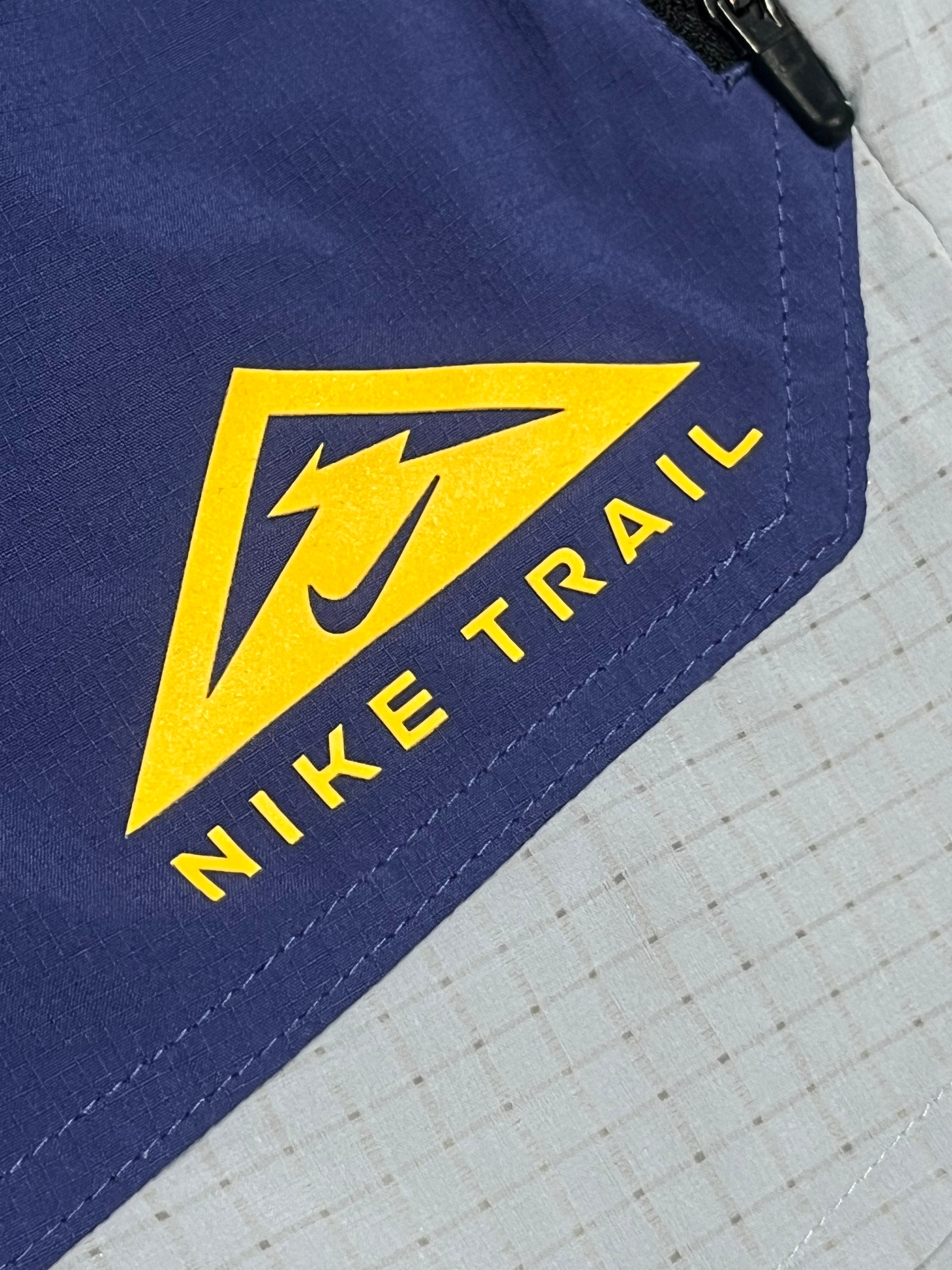 Blue & White Nike Men’s Dri Fit Trail 5” Running Shorts