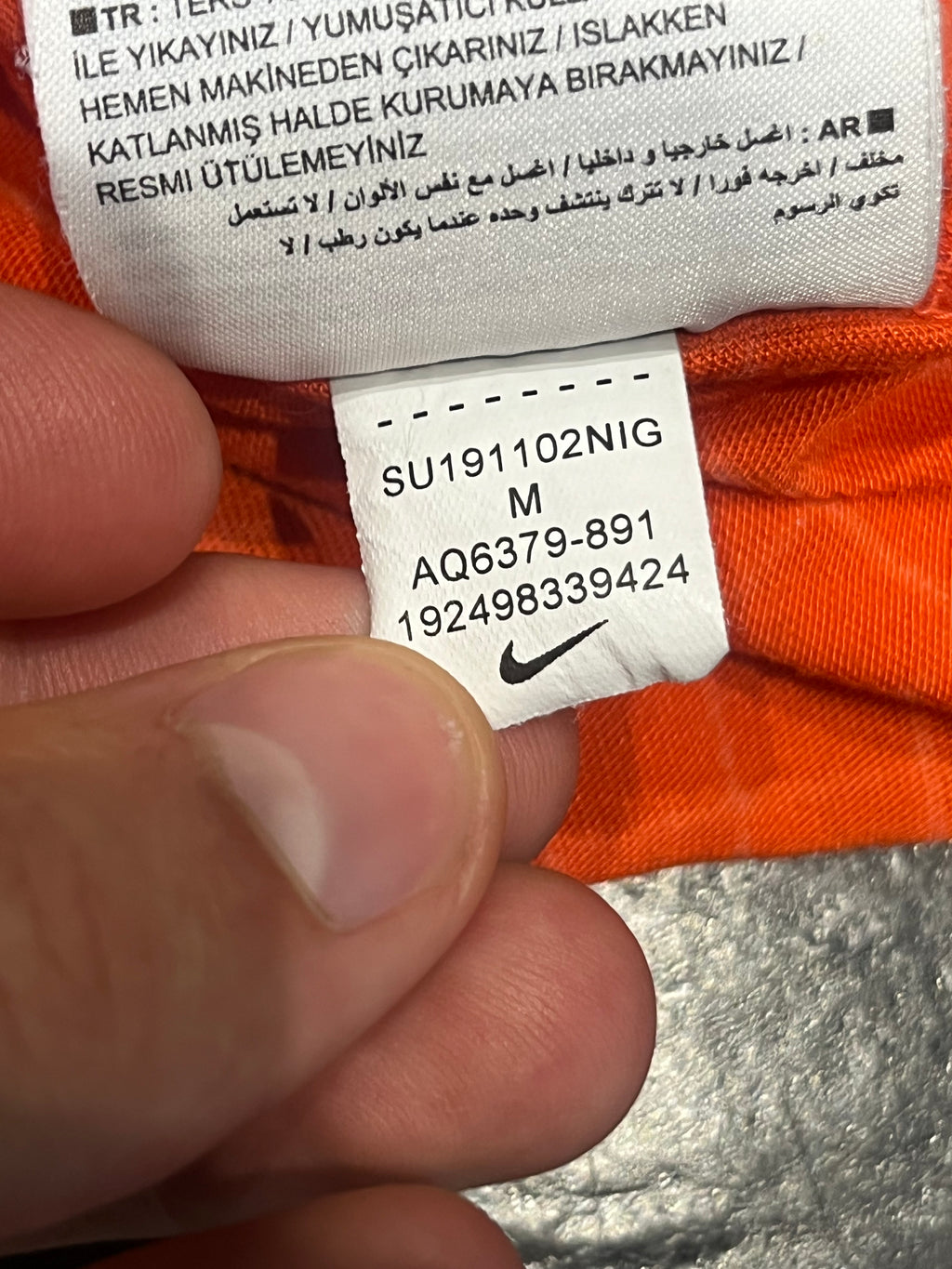 Orange Nike Men’s Tech Pack Running Singlet
