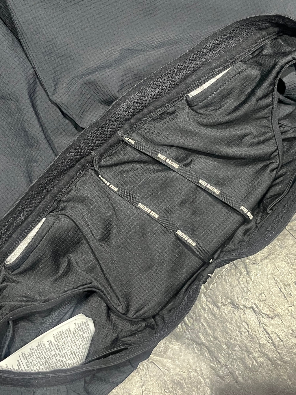 Black Nike Men’s Dri Fit ADV Aeroswift 4” Racing Split Shorts