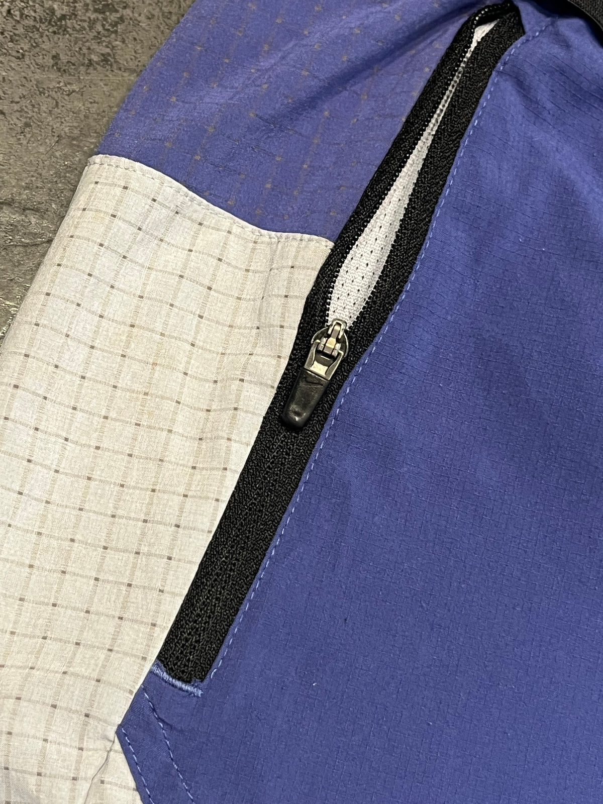 Blue & White Nike Men’s Dri Fit Trail 5” Brief Lined Running Shorts