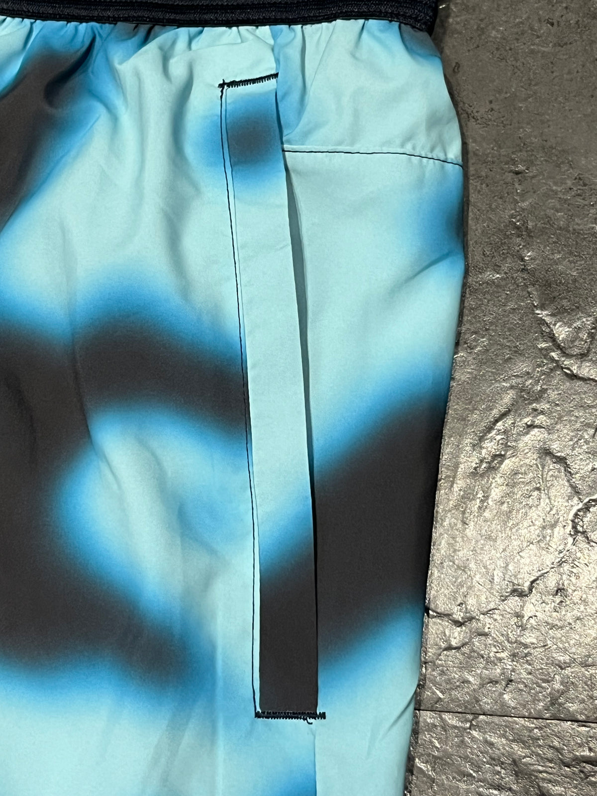Blue/Black Adidas Men’s Icon Graphic Running Shorts