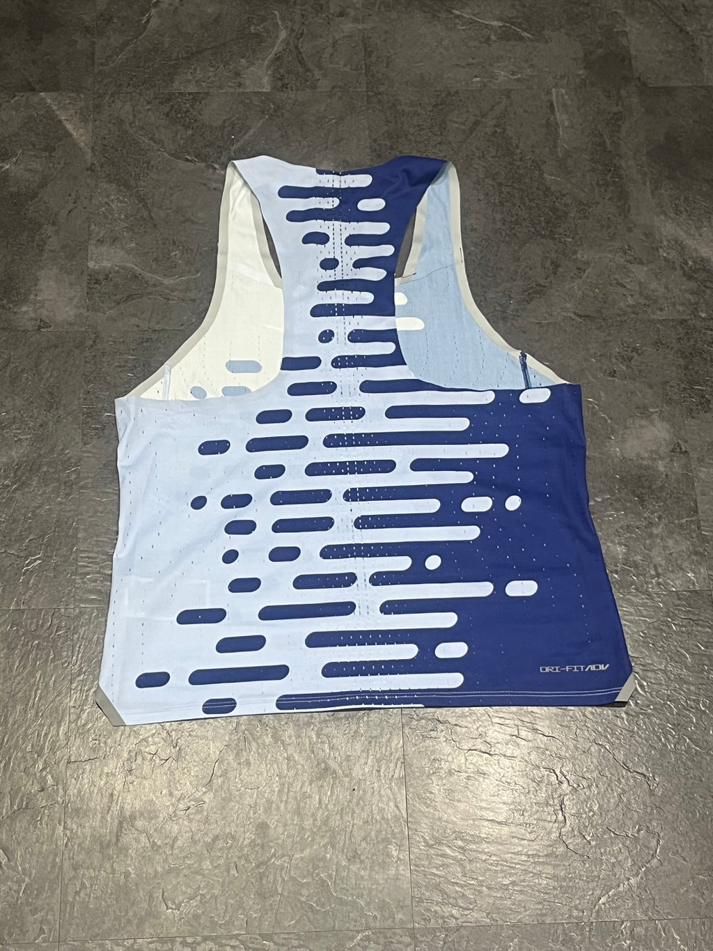 Blue Nike Men’s Dri Fit ADV AeroSwift 2023 Pro Elite Racing Singlet