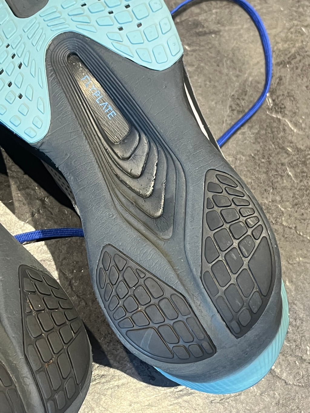 Blue Nike Zoom Fly 6 - Size 8