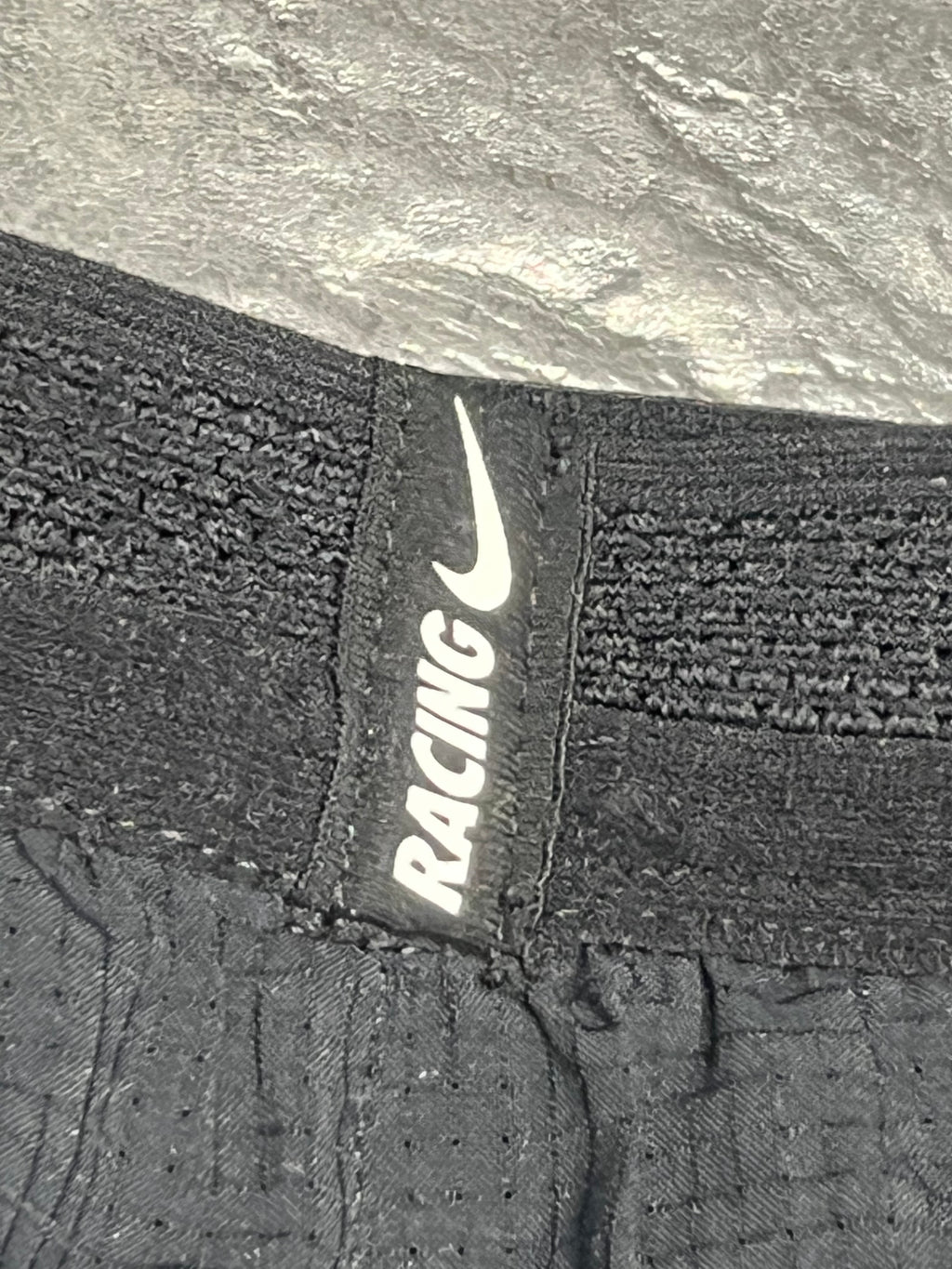 Black/White Nike Men’s Dri Fit ADV Aeroswift 4” Racing Split Shorts