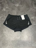 Black Nike Women’s Dri Fit ADV Aeroswift 3” Racing Split Shorts