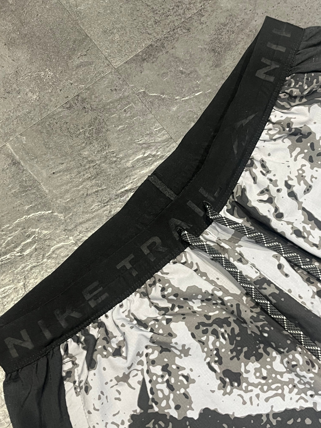 Iron Grey/Black Nike Men’s Dri Fit Trail 7” Brief Lined Running Shorts