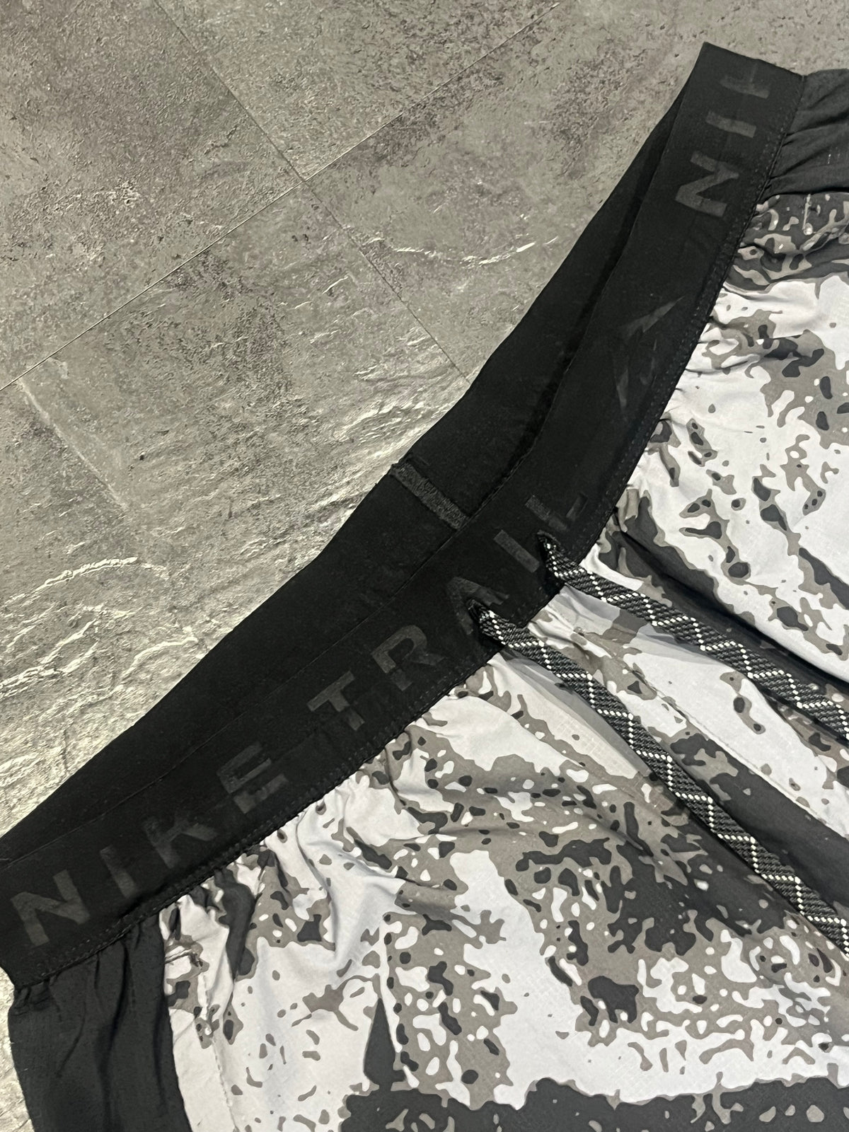 Iron Grey/Black Nike Men’s Dri Fit Trail 7” Brief Lined Running Shorts