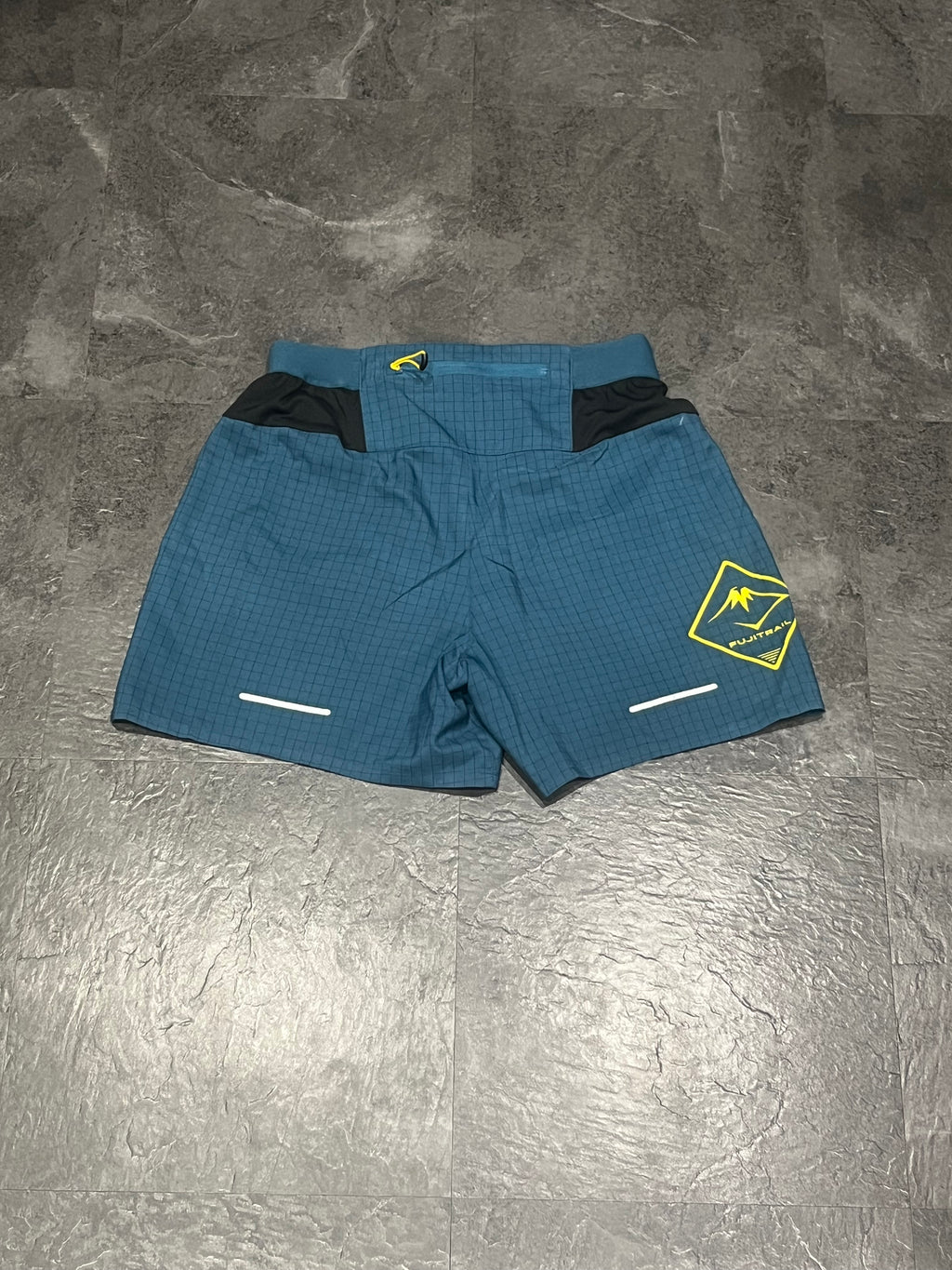 Blue / Teal Asics Men’s Asics Fujitrail 5” Brief Lined Running Shorts
