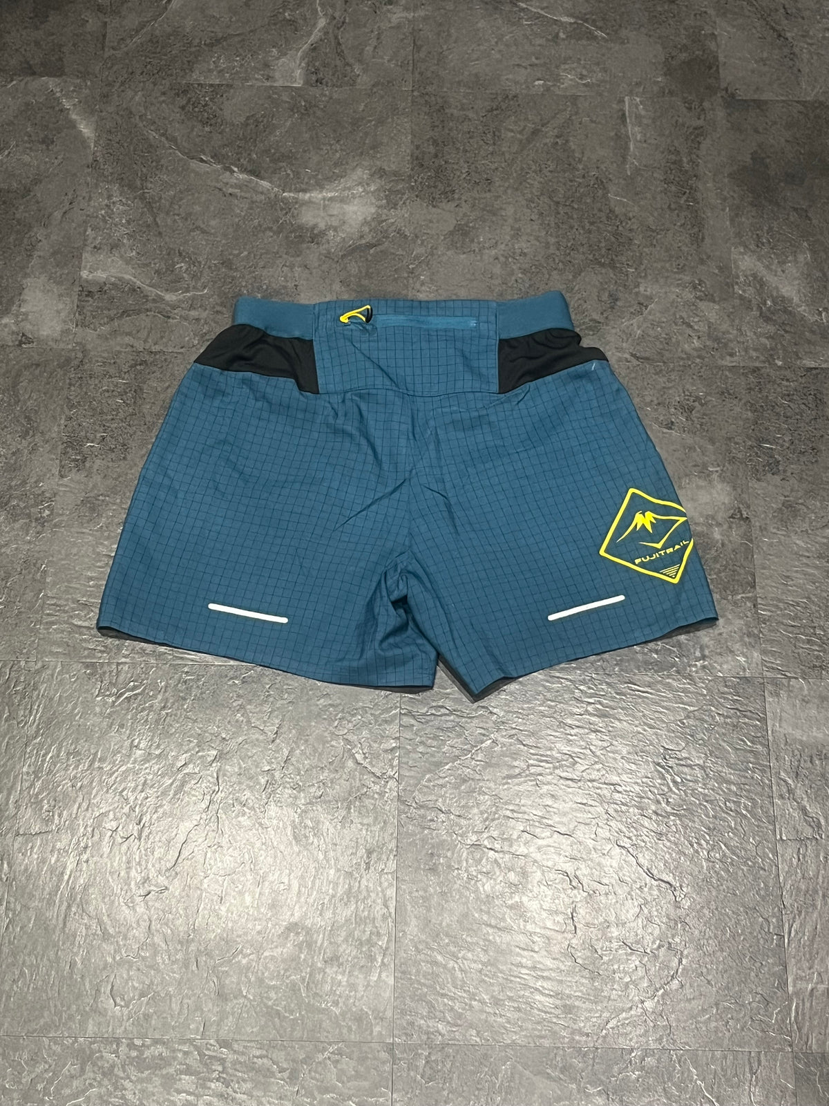 Blue / Teal Asics Men’s Asics Fujitrail 5” Brief Lined Running Shorts
