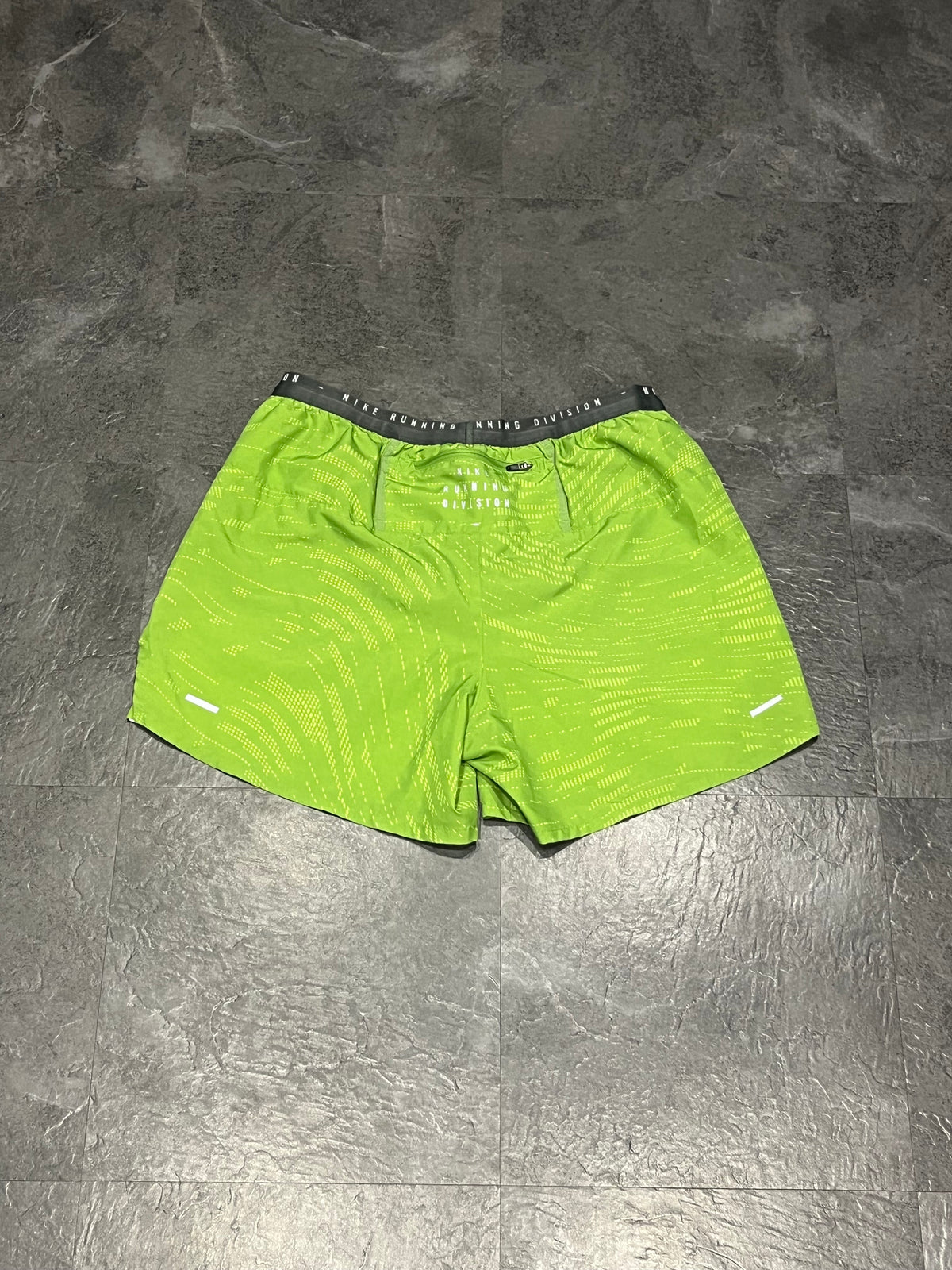 Green Nike Men’s Dri Fit Running Division 5” Brief Lined Running Shorts