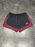 Navy & Burgundy Nike Men’s Dri Fit Trail 5” Brief Lined Running Shorts