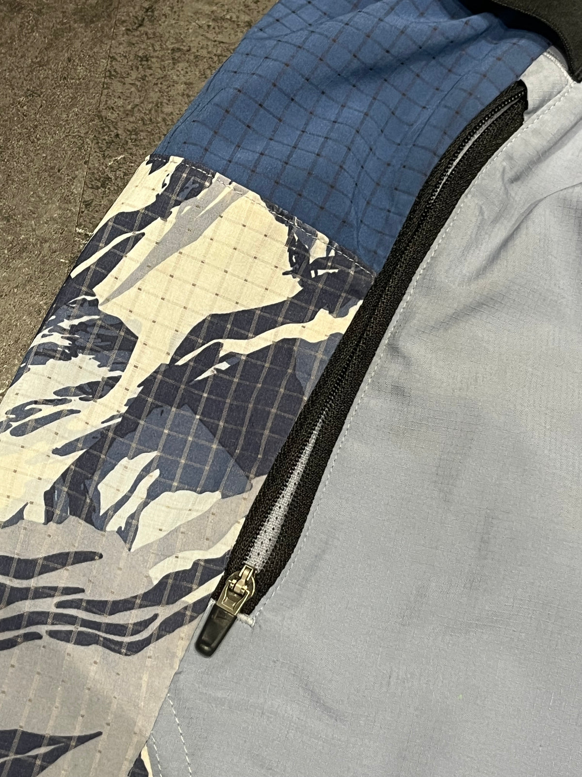 Blue Camo Nike Men’s Dri Fit Trail 5” Brief Lined Running Shorts