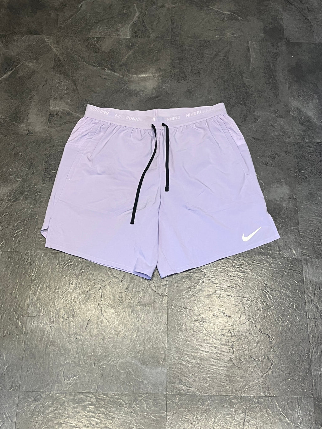 Light Purple Nike Men’s Dri Fit Flex Stride 7” Brief Lined Running Shorts