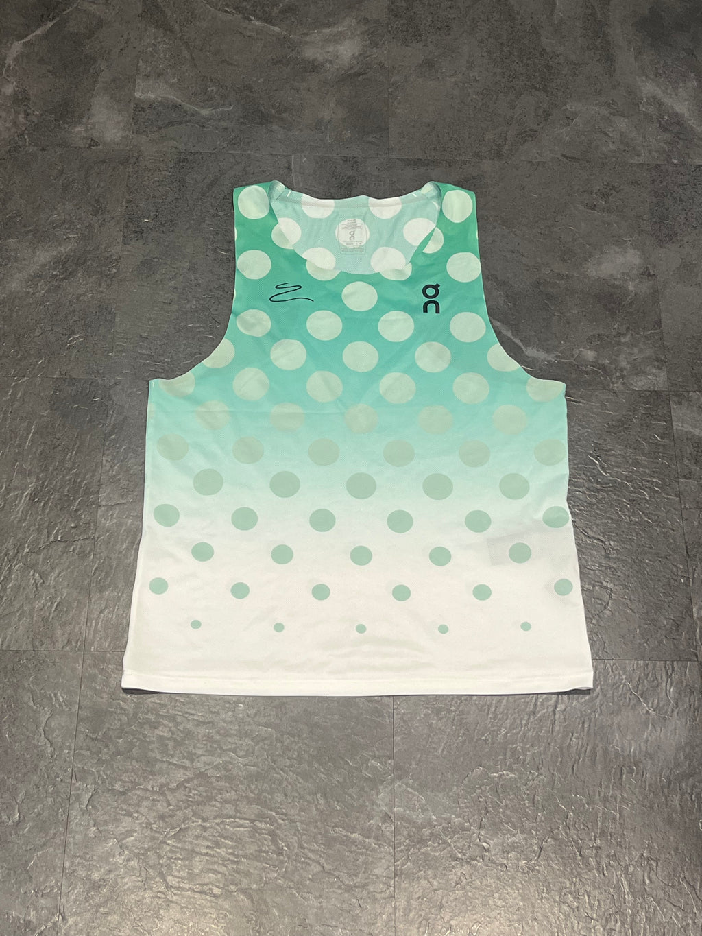 Green/White On X Distance Men’s Racing Singlet