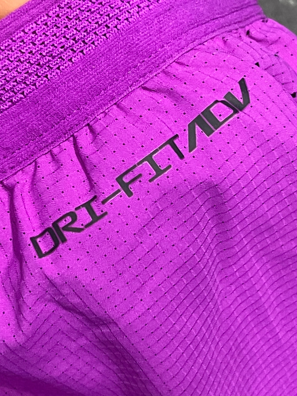 Purple Nike Men’s Dri Fit ADV Aeroswift 2” Racing Split Shorts