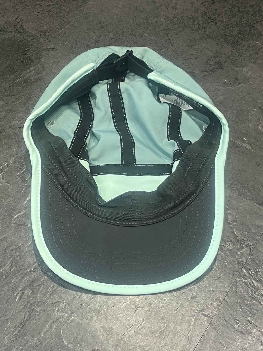 Light Green Nike Dri Fit Fly 5 Panel Running Cap