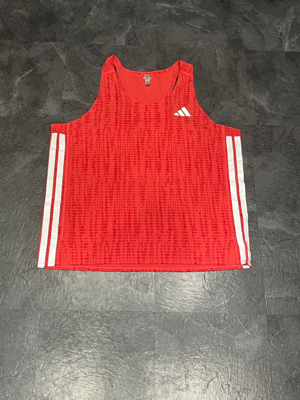 Red Adidas Adizero Men’s Promo Racing Singlet